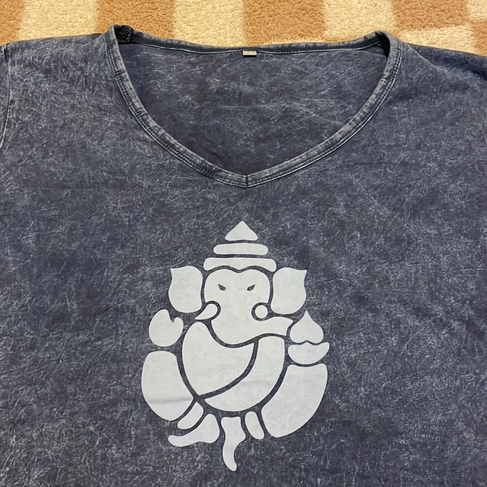 Garnesh a Yoga T-shirt by Nirmala